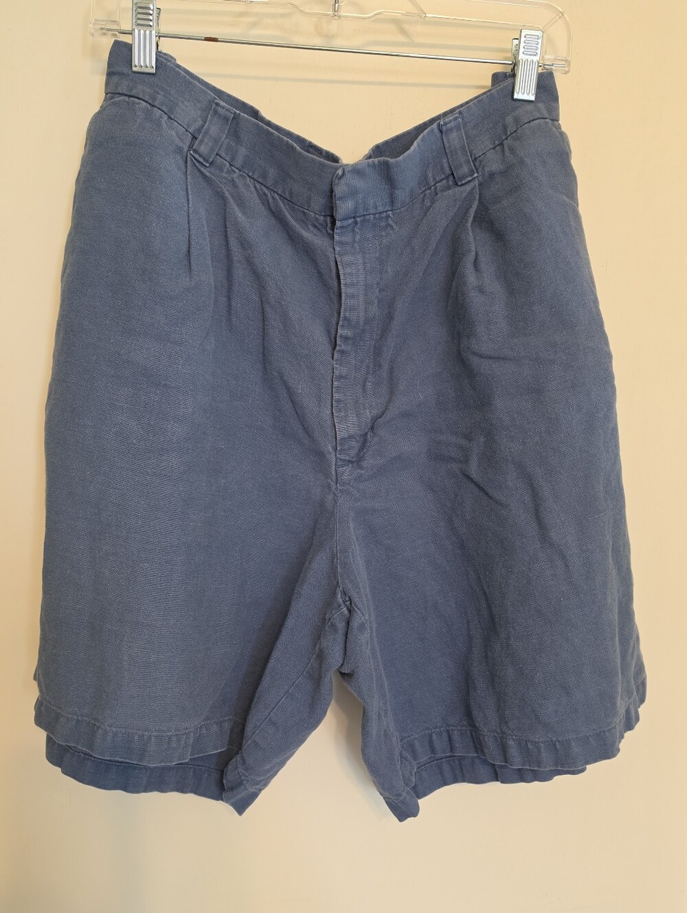 Men's Vintage 100% Linen Shorts Size 40